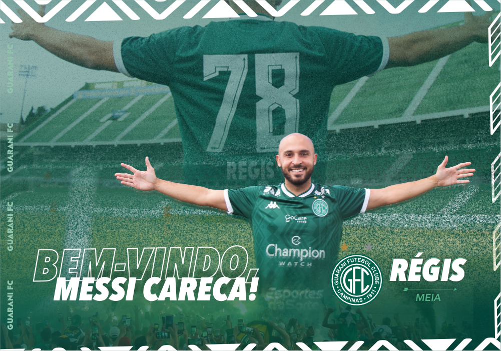 MESSI CARECA É DO GUARANI! #messicareca #guarani #regis #serieb  #brasileirao 