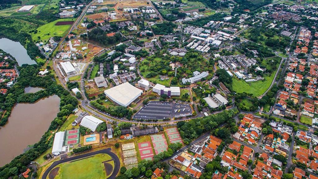 Vista aérea do campus da Unicamp em Barão Geraldo; decisão do STF pode impactar sálários da universidade de Campinas (Foto: divulgação)