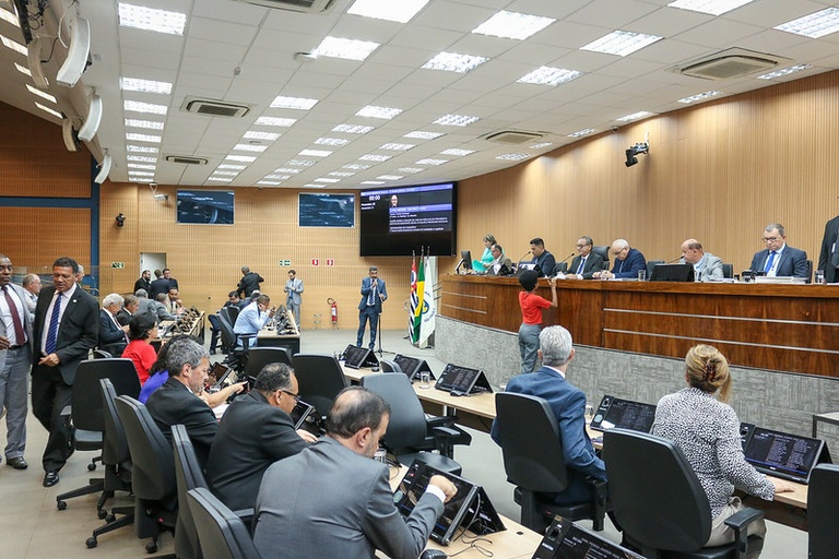 Sessão da Câmara Municipal de Campinas (Foto: Divulgação/CMC)