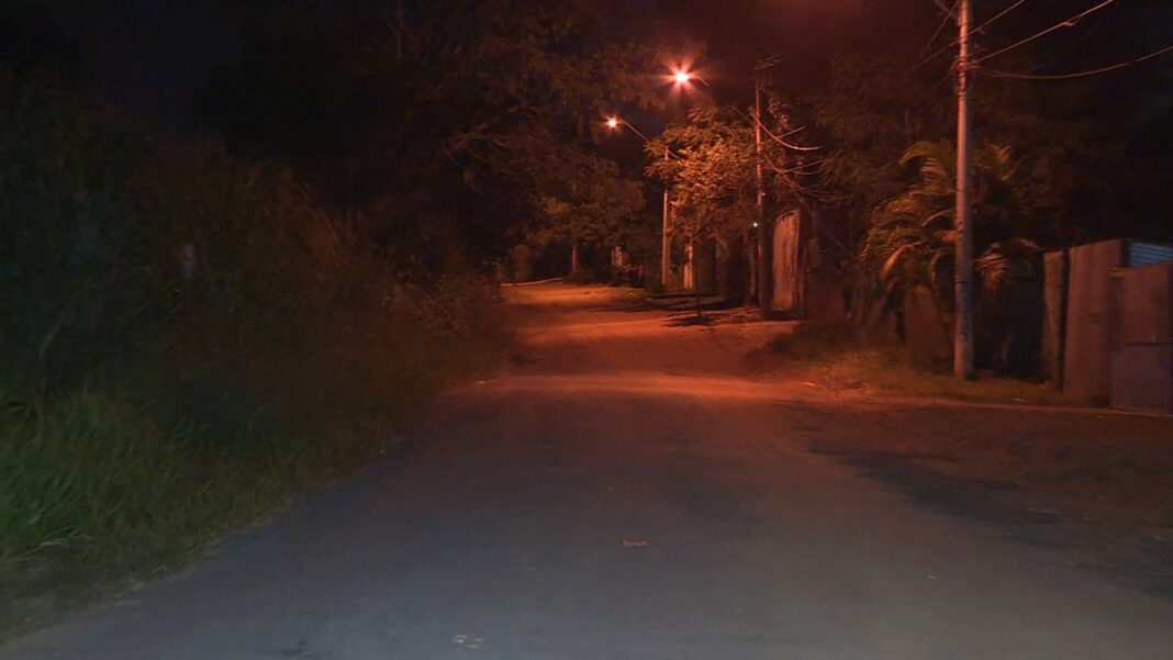 Rua onde um dos tiroteios aconteceu em Campinas (Foto: Reprodução/EPTV Campinas)
