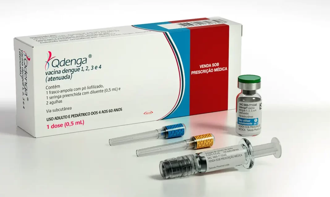 Vacina da Qdenga (Foto: Takeda/Divulgação)