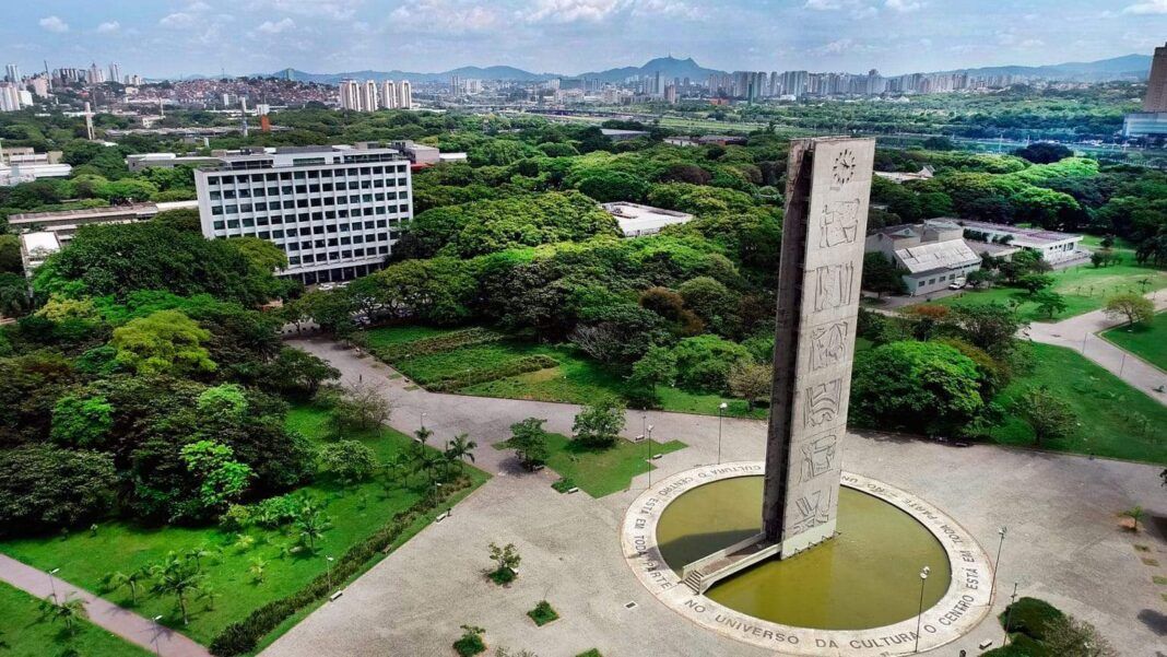 a foto mostra o campus da USP São Paulo