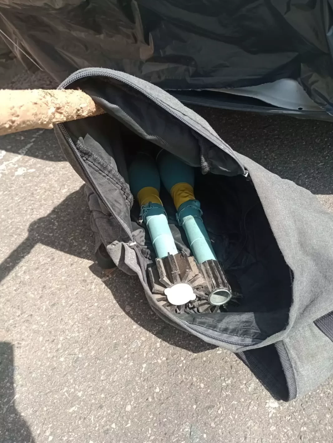 Artefatos explosivos encontrados na região do Jardim São Fernando, em Campinas