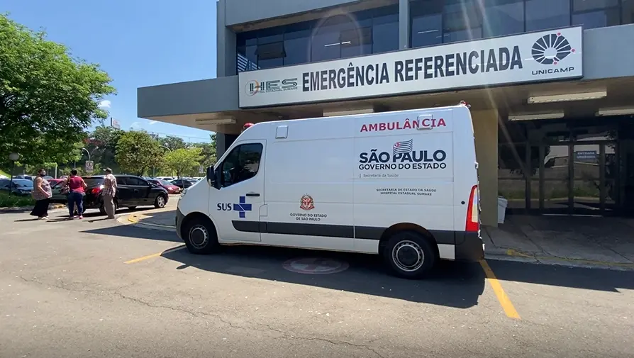 Sobrecarga no hospital de Sumaré é reflexo da superlotação em Campinas (Foto: reprodução/ EPTV - Campinas)