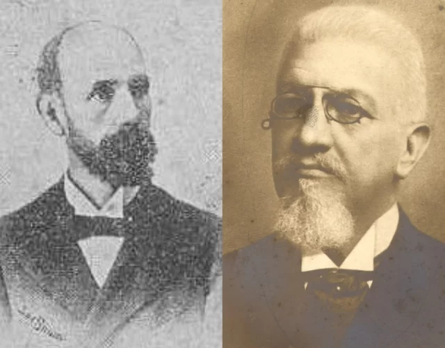 Moraes Sales, à esquerda, e Francisco Glicério, à direita