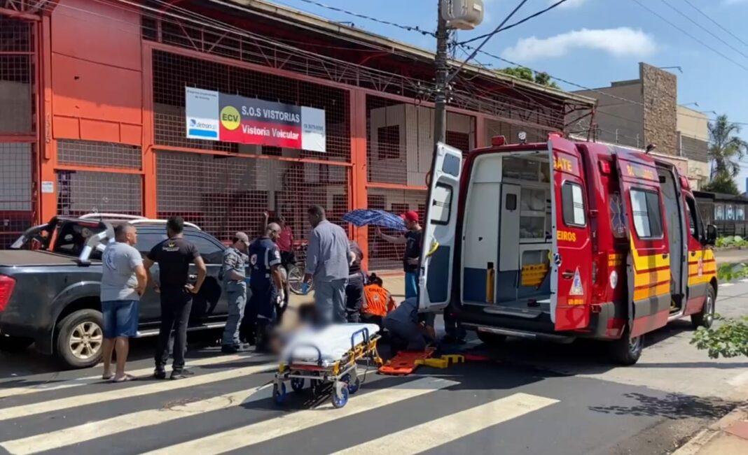 Motociclista sofre acidente em Ribeirão Preto