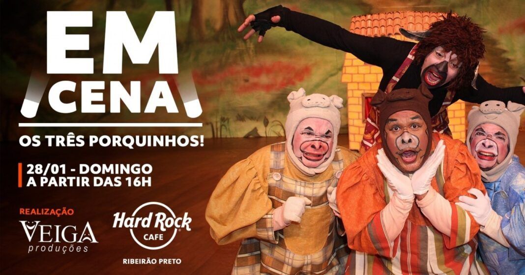 peça de teatro no Hard Rock Café Ribeirão Preto