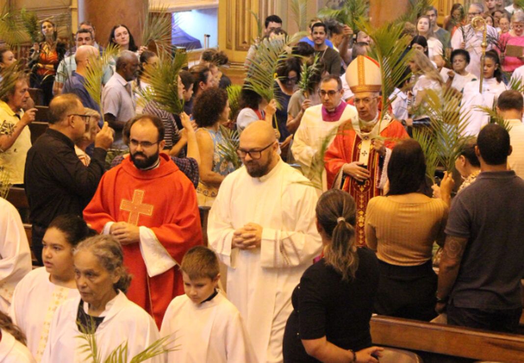 Domingo de Ramos na Catedral de Ribeirão Preto