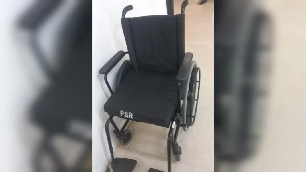 Furto de cadeira de rodas