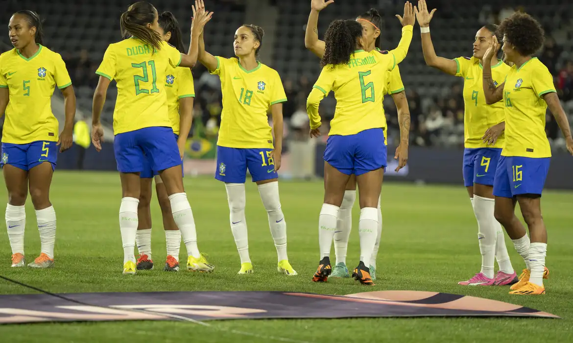 futebol, brasileiras, femininas, jogadoras, copa, vitória, comemoração