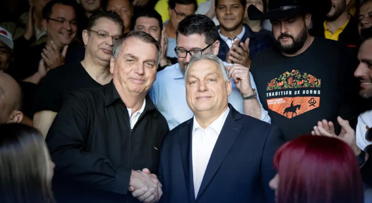 Bolsonaro e Viktor Orbán