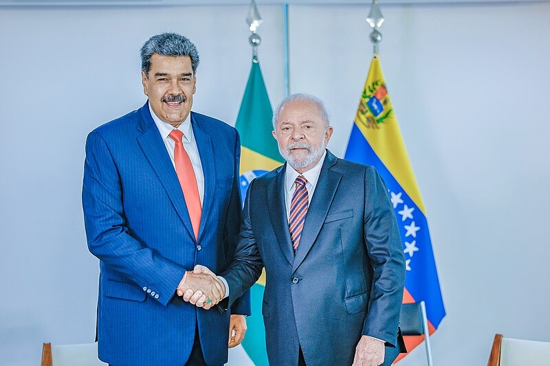 presidentes da Venezuela e do Brasil