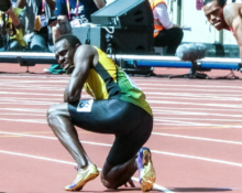Usain Bolt é detentor de recordes no atletismo