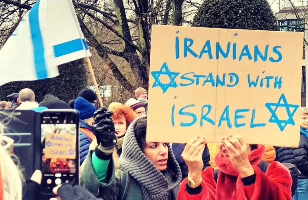 protesto, Israel, Irã