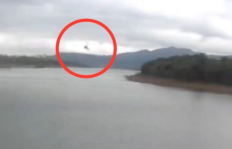 Helicóptero cai em Capitólio (MG); veja o vídeo